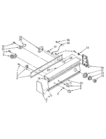 Console parts for Kenmore Washer 110.81878610 (11081878610, 110 81878610) from AppliancePartsPros.com