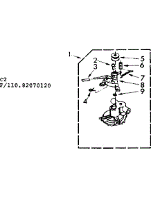 Pump Parts parts for Kenmore Washer 110.82070120 (11082070120, 110 82070120) from AppliancePartsPros.com