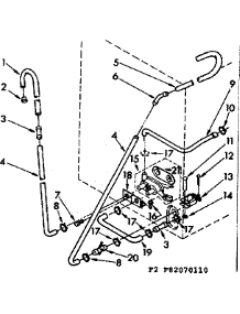 Water System Suds Only parts for Kenmore Washer 110.82070410 (11082070410, 110 82070410) from AppliancePartsPros.com
