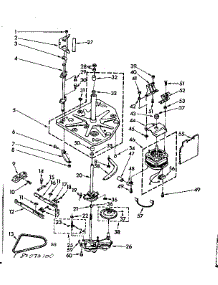 Drive Parts parts for Kenmore Washer 110.82072800 (11082072800, 110 82072800) from AppliancePartsPros.com