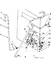 Water System Parts parts for Kenmore Washer 110.82151110 (11082151110, 110 82151110) from AppliancePartsPros.com