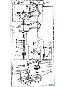 Gearcase Parts parts for Kenmore Washer 110.82370400 (11082370400, 110 82370400) from AppliancePartsPros.com