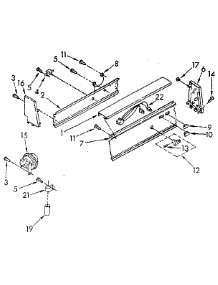 Console Parts parts for Kenmore Washer 110.82405100 (11082405100, 110 82405100) from AppliancePartsPros.com