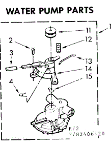 Water Pump Parts parts for Kenmore Washer 110.82406220 (11082406220, 110 82406220) from AppliancePartsPros.com