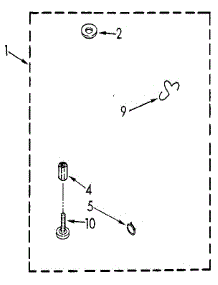 Miscellaneous parts for Kenmore Washer 110.82407130 (11082407130, 110 82407130) from AppliancePartsPros.com