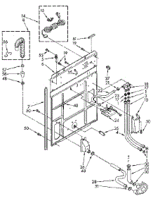 Rear Panel parts for Kenmore Washer 110.82407830 (11082407830, 110 82407830) from AppliancePartsPros.com