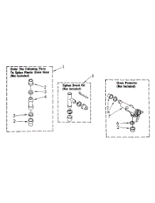 Water System parts for Kenmore Washer 110.82467120 (11082467120, 110 82467120) from AppliancePartsPros.com