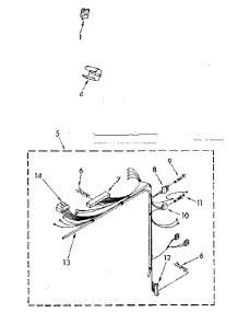 Wiring Harness Parts parts for Kenmore Washer 110.82467310 (11082467310, 110 82467310) from AppliancePartsPros.com