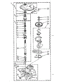 Gearcase Parts parts for Kenmore Washer 110.82467710 (11082467710, 110 82467710) from AppliancePartsPros.com