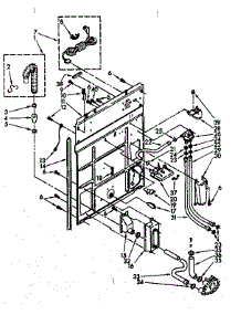 Rear Panel Parts parts for Kenmore Washer 110.82671610 (11082671610, 110 82671610) from AppliancePartsPros.com