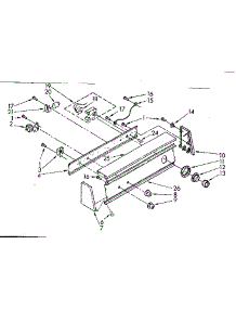 Console Panel Parts parts for Kenmore Washer 110.82672110 (11082672110, 110 82672110) from AppliancePartsPros.com
