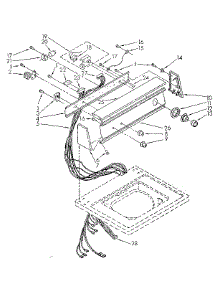 Console Panel Parts parts for Kenmore Washer 110.82682300 (11082682300, 110 82682300) from AppliancePartsPros.com