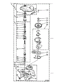 Gearcase Parts parts for Kenmore Washer 110.82682310 (11082682310, 110 82682310) from AppliancePartsPros.com