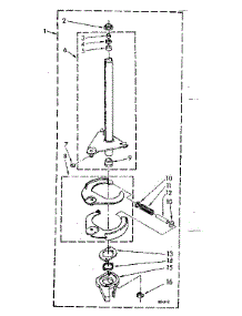 Brake And Drive Tube Parts parts for Kenmore Washer 110.82682610 (11082682610, 110 82682610) from AppliancePartsPros.com