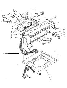 Console Panel Parts parts for Kenmore Washer 110.82682610 (11082682610, 110 82682610) from AppliancePartsPros.com