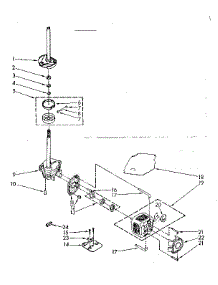 Brake, Clutch, Gearcase, Motor And Pump Parts parts for Kenmore Washer 110.82683330 (11082683330, 110 82683330) from AppliancePartsPros.com