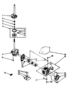 Brake, Clutch, Gearcase, Motor And Pump Parts parts for Kenmore Washer 110.82692330 (11082692330, 110 82692330) from AppliancePartsPros.com