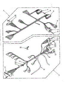 Wiring Harness Parts parts for Kenmore Washer 110.82692740 (11082692740, 110 82692740) from AppliancePartsPros.com