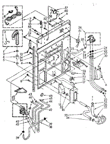 Rear Panel Parts parts for Kenmore Washer 110.82694530 (11082694530, 110 82694530) from AppliancePartsPros.com