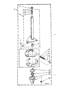 Brake And Drive Tube Parts parts for Kenmore Washer 110.82873100 (11082873100, 110 82873100) from AppliancePartsPros.com