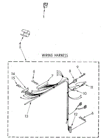 Wiring Harness parts for Kenmore Washer 110.82873810 (11082873810, 110 82873810) from AppliancePartsPros.com