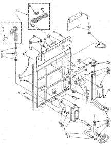 Rear Panel parts for Kenmore Washer 110.82874810 (11082874810, 110 82874810) from AppliancePartsPros.com