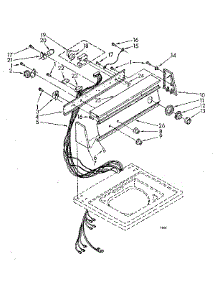 Console Panel Parts parts for Kenmore Washer 110.82882800 (11082882800, 110 82882800) from AppliancePartsPros.com