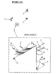Wiring Harness parts for Kenmore Washer 110.82980110 (11082980110, 110 82980110) from AppliancePartsPros.com
