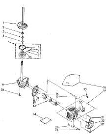 Brake, Clutch, Gearcase, Motor And Pump parts for Kenmore Washer 110.82980320 (11082980320, 110 82980320) from AppliancePartsPros.com