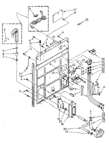 Rear Panel parts for Kenmore Washer 110.82983300 (11082983300, 110 82983300) from AppliancePartsPros.com