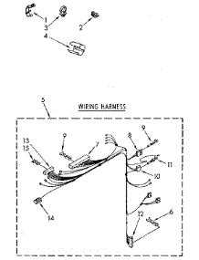 Wiring Harness parts for Kenmore Washer 110.82984120 (11082984120, 110 82984120) from AppliancePartsPros.com