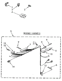 Wiring Harness parts for Kenmore Washer 110.82984830 (11082984830, 110 82984830) from AppliancePartsPros.com