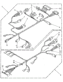 Wiring Harness parts for Kenmore Washer 110.82994310 (11082994310, 110 82994310) from AppliancePartsPros.com
