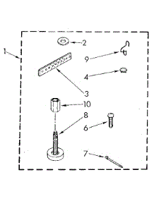 Miscellaneous parts for Kenmore Washer 110.82994710 (11082994710, 110 82994710) from AppliancePartsPros.com
