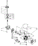 Brake, Clutch, Gearcase, Motor And Pump