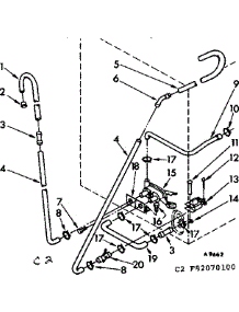 Water System Suds Only parts for Kenmore Washer 110.83070100 (11083070100, 110 83070100) from AppliancePartsPros.com