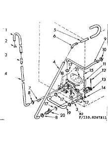 Water System, Suds Only parts for Kenmore Washer 110.83072210 (11083072210, 110 83072210) from AppliancePartsPros.com