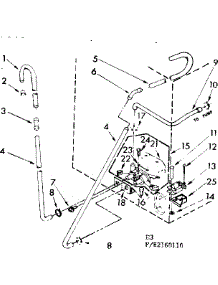 Water System Parts Suds Only parts for Kenmore Washer 110.83160610 (11083160610, 110 83160610) from AppliancePartsPros.com
