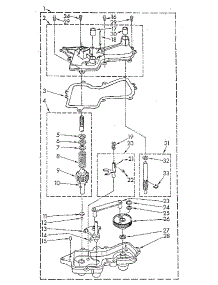 Gearcase parts for Kenmore Washer 110.83271420 (11083271420, 110 83271420) from AppliancePartsPros.com