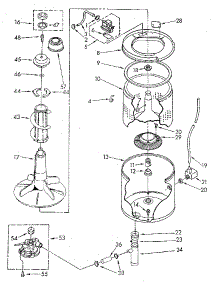 Tub And Basket (Non-Suds Only) parts for Kenmore Washer 110.83271420 (11083271420, 110 83271420) from AppliancePartsPros.com