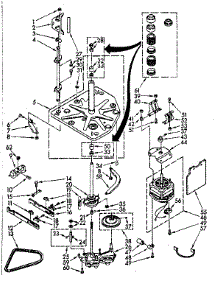 Drive Parts parts for Kenmore Washer 110.83370320 (11083370320, 110 83370320) from AppliancePartsPros.com