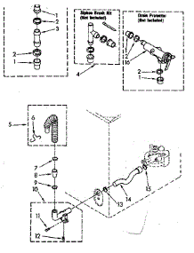 Water System Parts (Non-Suds Only) parts for Kenmore Washer 110.83372410 (11083372410, 110 83372410) from AppliancePartsPros.com