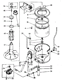 Tub And Basket Parts (Suds Only) parts for Kenmore Washer 110.83374800 (11083374800, 110 83374800) from AppliancePartsPros.com