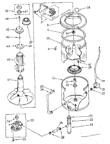 Tub And Basket Parts (Non-Suds Only) parts for Kenmore Washer 110.83382200 (11083382200, 110 83382200) from AppliancePartsPros.com