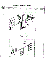 Wiring Harness Parts parts for Kenmore Washer 110.84390600 (11084390600, 110 84390600) from AppliancePartsPros.com