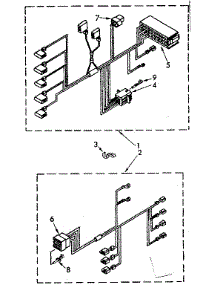 Wiring Harness Parts parts for Kenmore Washer 110.84390610 (11084390610, 110 84390610) from AppliancePartsPros.com