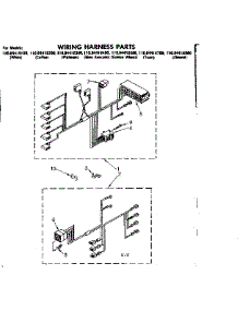 Wiring Harness Parts parts for Kenmore Washer 110.84416700 (11084416700, 110 84416700) from AppliancePartsPros.com