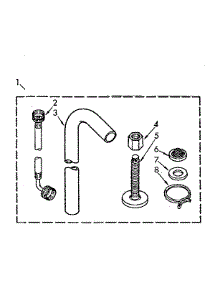 Optional Permanent Installation Kit parts for Kenmore Washer 110.84671100 (11084671100, 110 84671100) from AppliancePartsPros.com