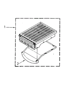 Dryer Rack parts for Kenmore Dryer 110.86994800 (11086994800, 110 86994800) from AppliancePartsPros.com