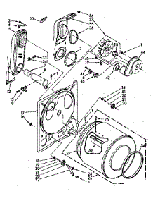 Bulkhead Parts parts for Kenmore Dryer 110.87467610 (11087467610, 110 87467610) from AppliancePartsPros.com